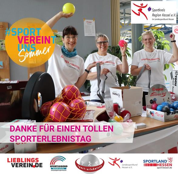 Sporterlebnistag: Verantwortliche und Sonne strahlten um die Wette!