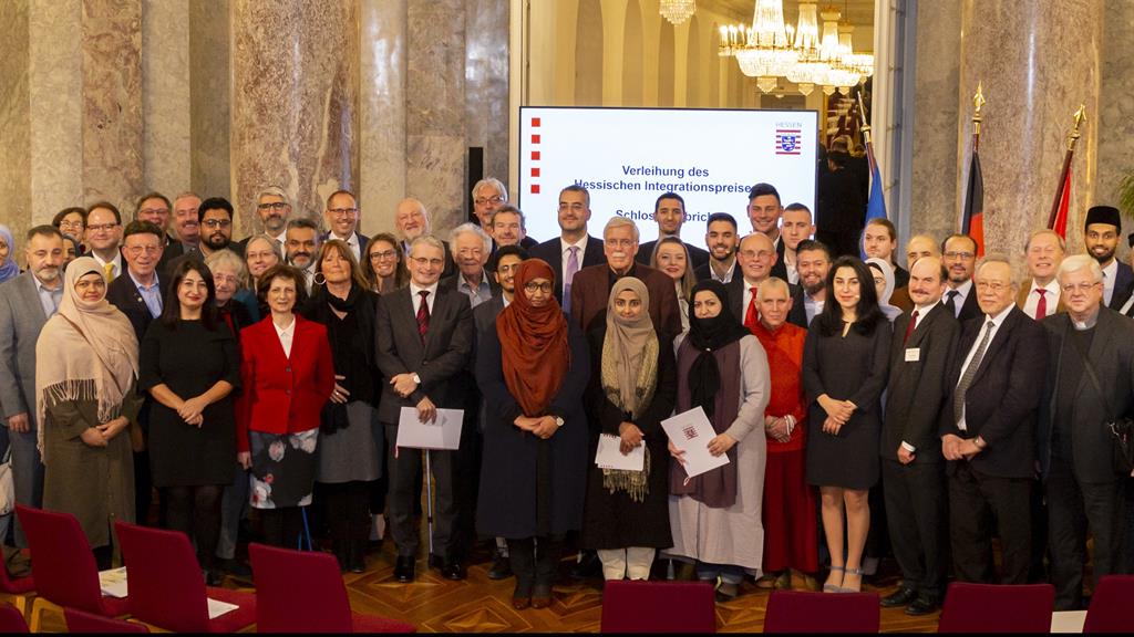 Preisträger des Hessischen Integrationspreises 2019 © Pineda-Fotografie 